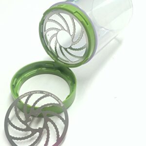 Microplane Herb Grinder and Leaf Stripper Seasoning Herb Mill (Green)