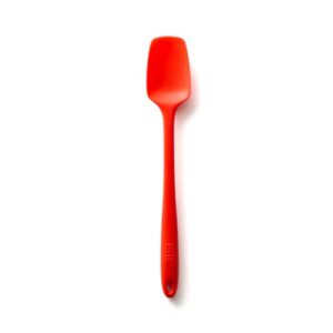 gir: get it right silicone spoonula, skinny-11 in, red