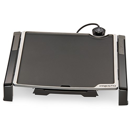 Presto 07071 15-inch Electric Tilt-n-fold Griddle, Black