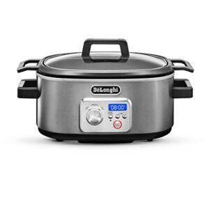 De'Longhi Livenza Programmable Slow Cooker with Stovetop-Safe Pot