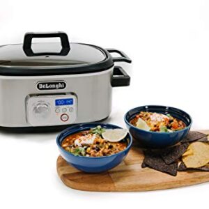 De'Longhi Livenza Programmable Slow Cooker with Stovetop-Safe Pot