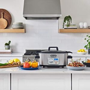 De'Longhi Livenza Programmable Slow Cooker with Stovetop-Safe Pot