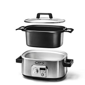 De'Longhi Livenza Programmable Slow Cooker with Stovetop-Safe Pot