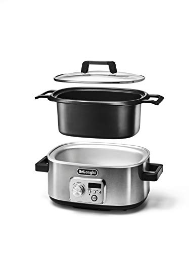 De'Longhi Livenza Programmable Slow Cooker with Stovetop-Safe Pot