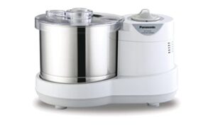 panasonic 2 litre wet grinder with automatic timer & stainless steel drum| mk tsw200 w, white color | 110-120 volts | suitable for usa and canada | dosa & idli wet grinder