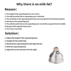 Minneer Electric Milk Cream Centrifugal Separator/Golden Plug 21Gal/H 80L/H 110V USA/Canada Make Cream Butter Milkshake Separator for Goats Cows Milk All Metal Parts(Golden)