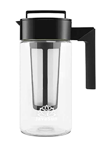 JavaSun Deluxe Cold Brew Coffee Maker, 1.3 Quart Heavy-Duty Tritan Pitcher (Classic)