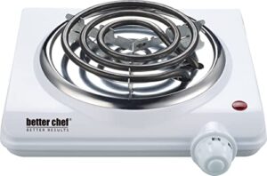 better chef basic countertop burner | enamel exterior | rubber feet | variable temp (single)