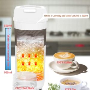 Portable Travel Electric Kettle, Mini Electric Tea Kettle for Boiling Water at Home Office Hotel and Travel, Small Electric Kettle Unique Gifts for Man Woman