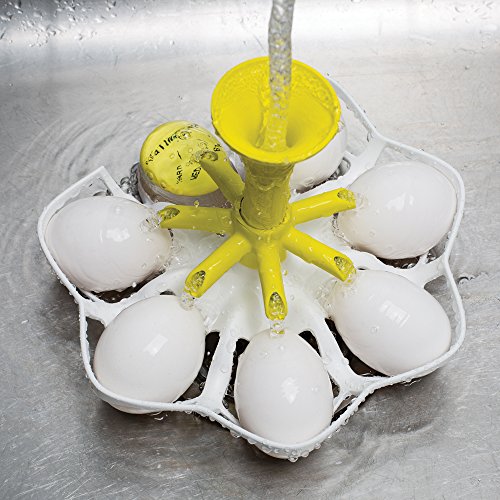 Casabella Exact Egg Boiler, White/Yellow, One Size