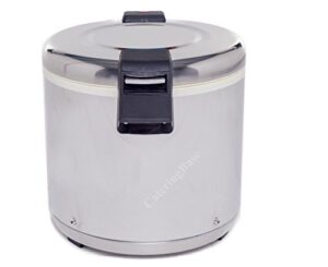 thunder group sej22000 stainless steel 50-cup rice warmer