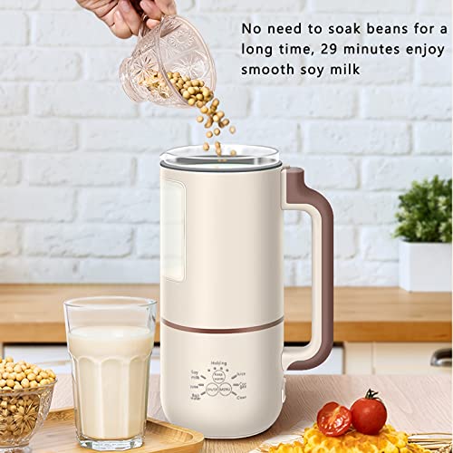 Mini Soybean Milk Maker, 1000ml Juicer Maker, Free Filtering, Self Cleaning For Household 1-4 Person,Portable Soy Milk Machine