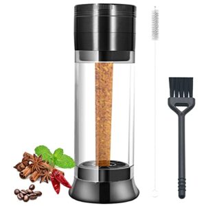 Herb Grinder All-in-one, Kitchen Spice Grinder, Black