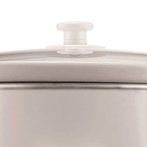 Brentwood Slow Cooker, 8 Quart, White