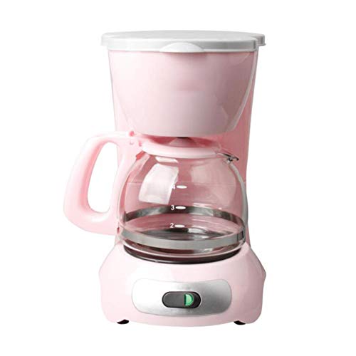 Coffee machine, drip coffee brewing machine, food grade PP material can powerfully control the coffee machine, automatic heat preservation coffee machine Pink