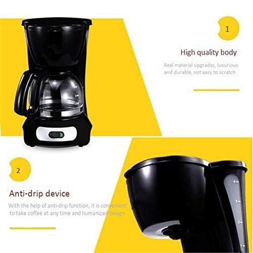 Coffee machine, drip coffee brewing machine, food grade PP material can powerfully control the coffee machine, automatic heat preservation coffee machine Pink