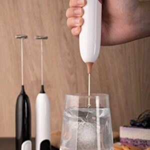 EPAZISOH Milk Frother Handheld Battery Operated Electric Foam Maker Milk Foamer Mini Mixer and Coffee Blender Frother for Frappe, Latte, Matcha, No Stand