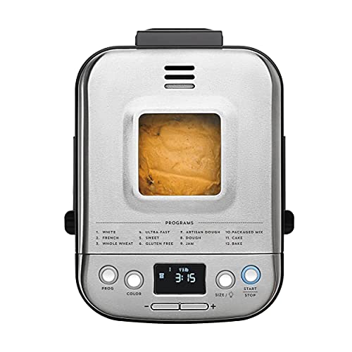 Cuisinart CBK-110C Compact Automatic Bread Maker, Stainless Steel