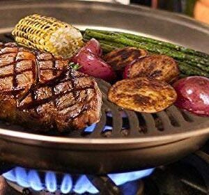 Premium Healthy Doctor Recommended Indoor Stove top Smokeless Stainless Steel BBQ Grill Kitchen Barbecue