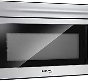 30 Inch Over-the-Range Microwave Oven, GASLAND Chef Over The Stove Microwave Oven with 1.6 Cu. Ft. Capacity, 1000 Watts, 120V, 13" Glass Turntable, 300 CFM in Stainless Steel, 13" Glass Turntable