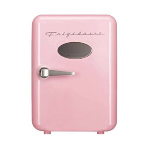 frigidaire portable retro 6-can mini fridge, pink – efmis137-pink