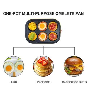 Health and Home Electric Mini Pancake Pan Non-stick Egg Frying Pan Mini Crepe Maker Snacks or Desserts egg cooker