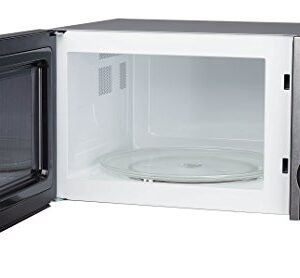 Magic Chef 1.1 Cu. Ft. 1000W Countertop Microwave Oven with Stylish Door Handle, Black