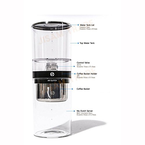 BEANPLUS MY DUTCH M550 Cold Brew Dutch Drip type coffee maker hand drip coffee making & Simple English User's Guide (Black)