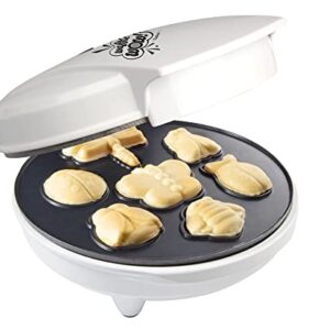 The Original Creepy Crawly Bug Waffle Maker - Make 7 Fun Different Insect Shaped Pancakes Including a Beetle, Lady Bug, Bee & More- Electric Non-stick Waffler, Fun Gift or Breakfast Treat for Kids