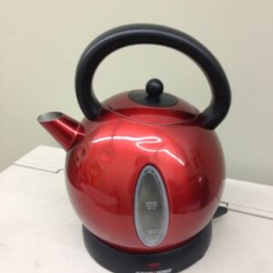 Black & Decker CK1500R Cordless Electric Dome Kettle, Red