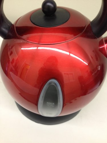 Black & Decker CK1500R Cordless Electric Dome Kettle, Red