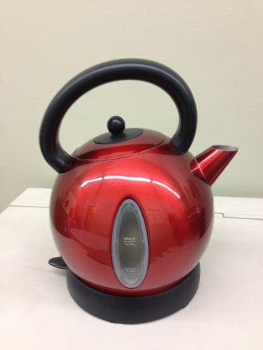 Black & Decker CK1500R Cordless Electric Dome Kettle, Red