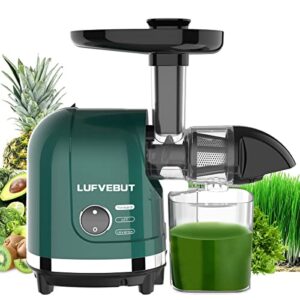 vegetable juicers for celery wheatgrass ginger beets, fruit juicer machines slow masticating juicer cold press juice extractor pulp separated, quiet motor, bpa free, dishwasher safe, easy to clean