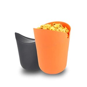 cloudypeak microwave popcorn maker bowl food grade silicone popcorn popper, bpa free & dishwasher safe,2pack