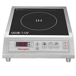 1800w/120v commercial range countertop burners commercial induction cooktop hot plate portable electric stove for cooking abangdun