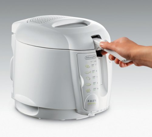 DeLonghi D677UX 2-1/5-Pound-Capacity Deep Fryer White