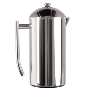 frieling double-walled stainless-steel french press coffee maker in frustration free packaging, polished, 17 ounces