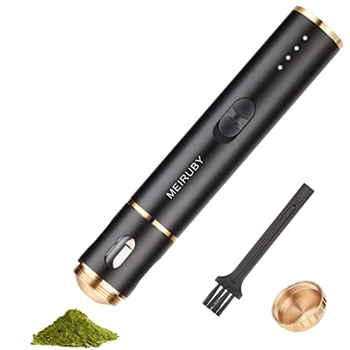 MEIRUBY Grinder Electric Herb Grinder Spice Crusher Mills Portable Grinder USB Rechargeable Black