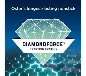 Oster DiamondForce Nonstick Coating Infused with Diamonds Belgian Waffle Maker