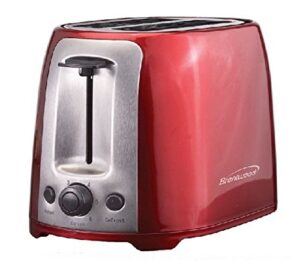 2 slice cool touch toaster – red