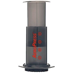 Aeropress Original Coffee and Espresso Maker, Barista Level Portable Coffee Maker with Chamber, Plunger, & Filters, Quick Coffee and Espresso Maker, Made in USA