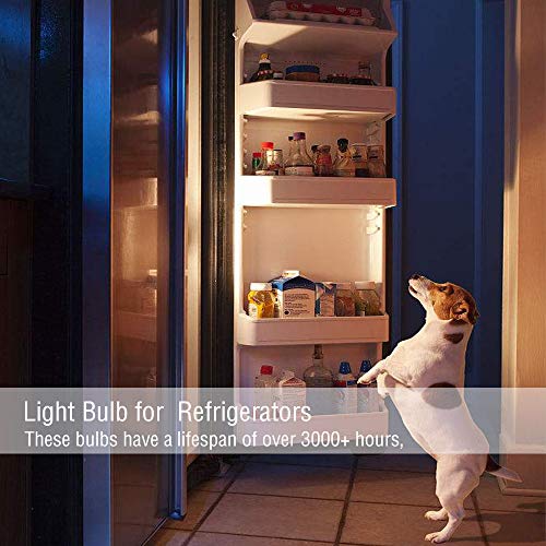 Microwave Light Bulb, Over Stove Appliance Replacement 40W Incandescent for Refrigerator, 40W E17 120V Indicator Intermediate Base Microwave Oven Bulb, Microwaves and The Lava Lamps - Replaces, 8Pack