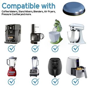 Self Adhesive Kitchen Appliance Sliders (DIY) - Easy Moving Pads Compatible with Most Blenders, Coffee Makers, Air Fryers, Pressure Cookers and More (12 PCS)