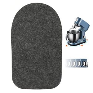 mixer slider mat,felt kitchen appliance slider compatible for kitchenaid 4.5-5qt tilt-head stand mixer,appliance glide mats,kitchen appliance sliding tray