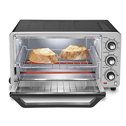 Cuisinart TOB-40FR Custom Classic Toaster Oven Broiler, Silver (Renewed)