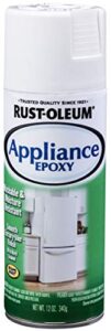 rust-oleum 7881830 specialty appliance epoxy spray paint, 12 oz, white
