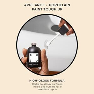 soto Appliance + Porcelain Paint Touch Up, High-Gloss, 1.5 Ounces (No. 70 Mars Black)