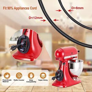 Cord Organizer for Kitchen Appliances, 12 PCS Kitchen Small Gadgets Cord wrapper holder keeper winder Stick on Mixer, Blender, Toaster, Coffee Maker, Air Fryer, Kitchen Accessories Attachments