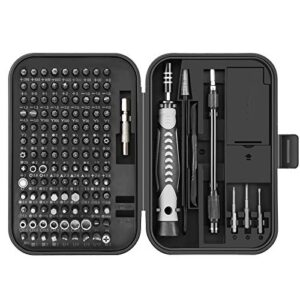 oria precision screwdriver set, new version 130 in 1 screwdriver kit with 120 screwdriver bits(117 pcs 28mm, 3 pcs 35mm), repair tool kit with magnetizer for smart phone, household appliances