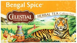 celestial seasonings bengal spice tea, 20 count, 1.7 oz